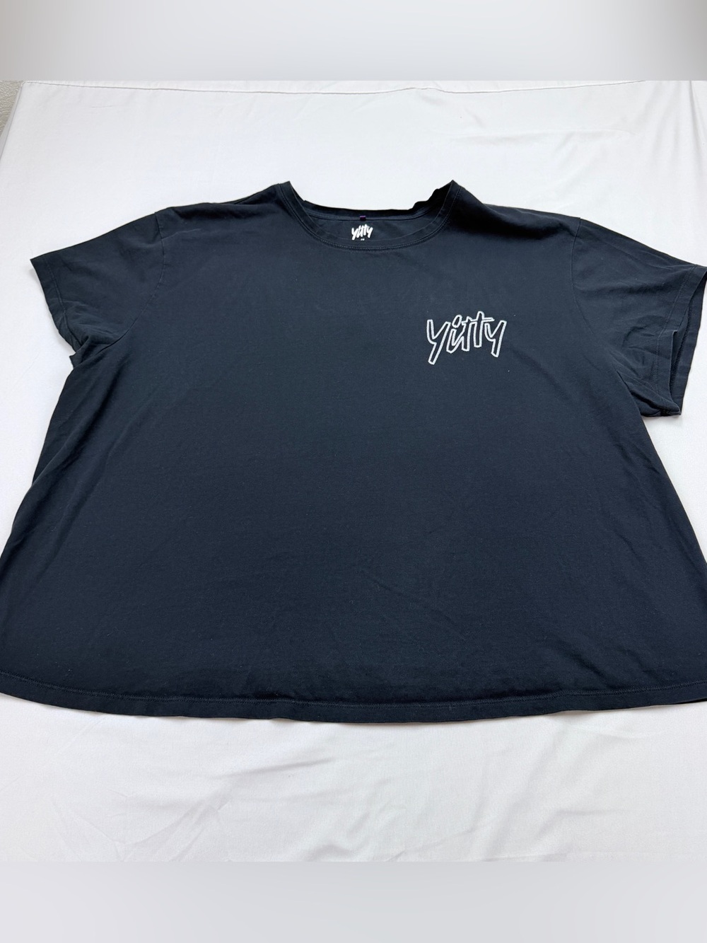 YITTY Black Soft Cropped Tee